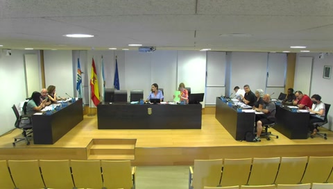 Pleno Ordinario do Concello de Burela do xoves 7 de agosto de 2025