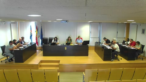 Pleno Extraordinario do Concello de Burela do xoves 21 de agosto de 2025