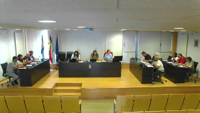 poster Pleno Extraordinario do Concello de Burela do xoves 21 de agosto de 2025